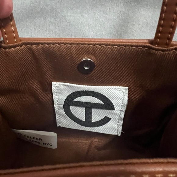 Tan brown Telfar small shopping bag - Picture 5 of 7